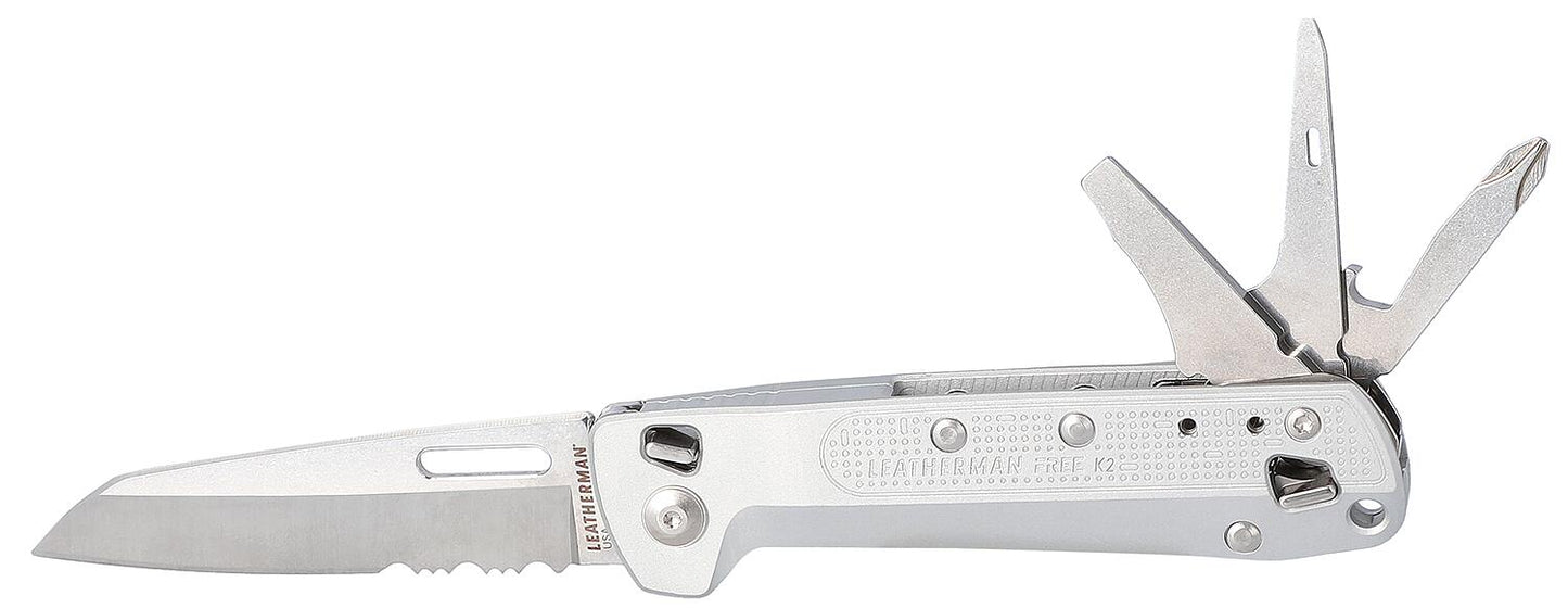 Folding knife Leatherman Free K2 Silver