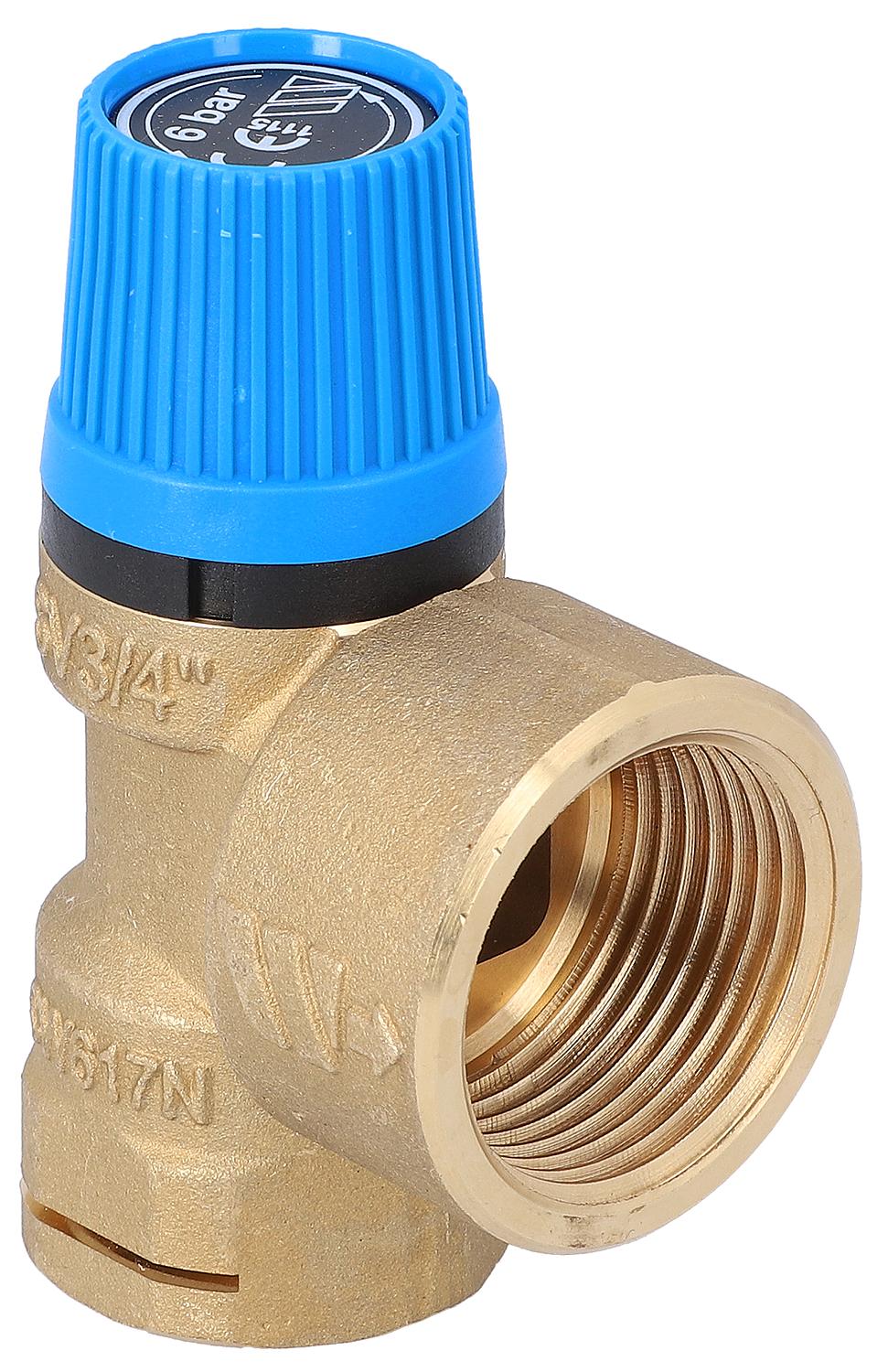 Wolf 3/4" push-fit safety valve, 3 bar 2075071