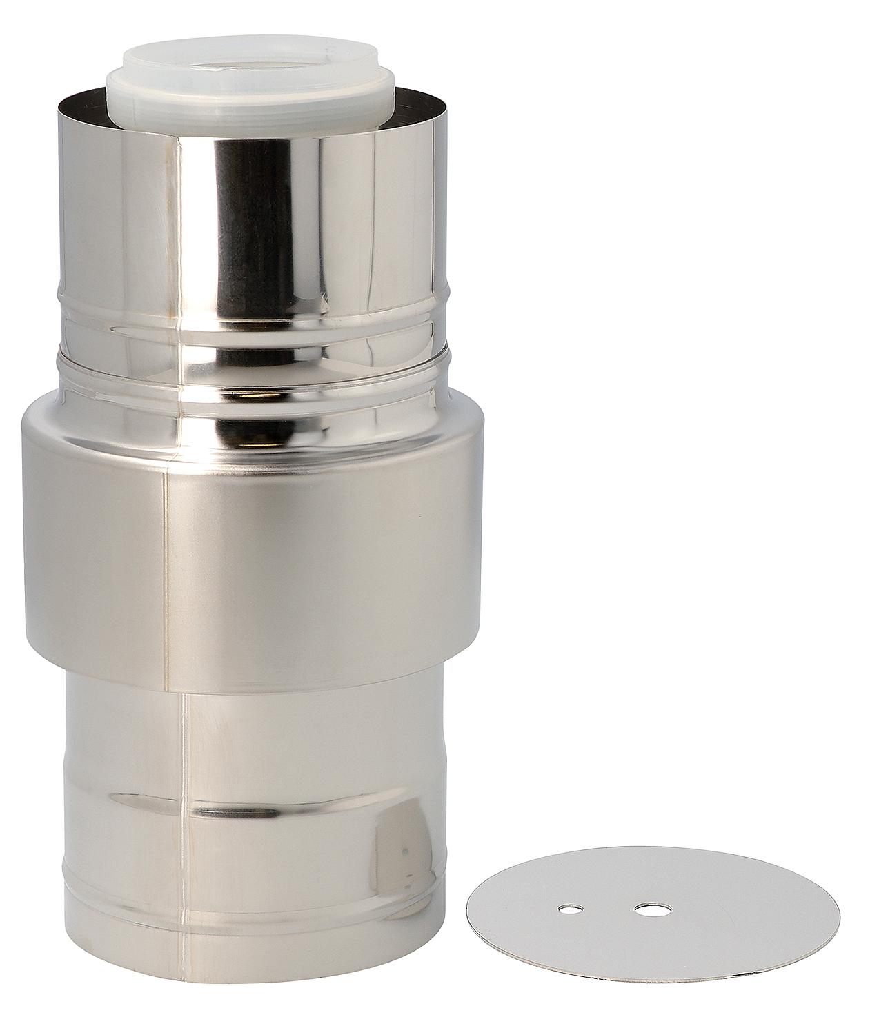 Conduit d'admission d'air Wolf DN60/100 250 mm, acier inoxydable 2651912