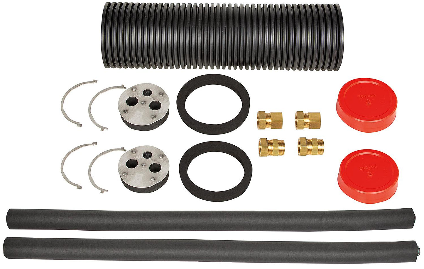 Wolf heat pump connection set for wall feedthrough, suitable for CHA 07, 10, 2075161