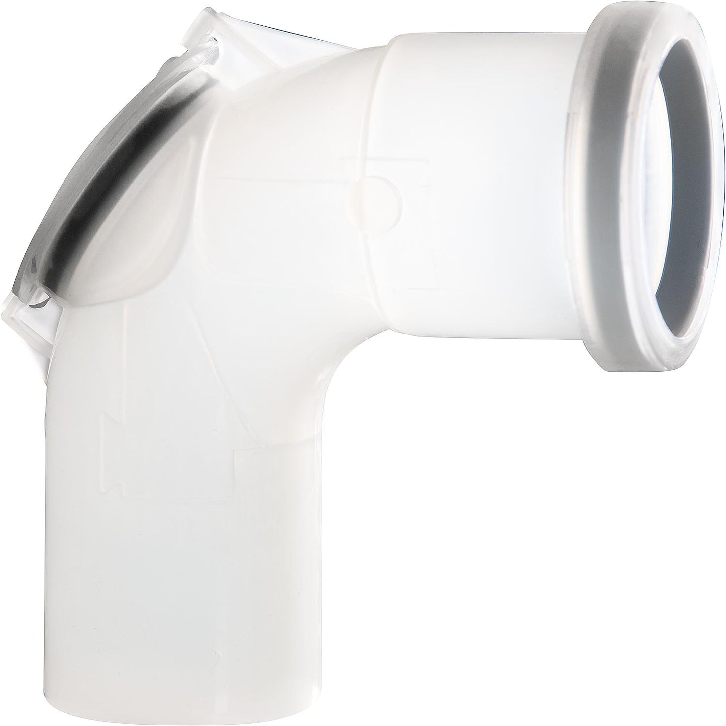 Wolf plastic inspection bend, DN60 single-walled 87 degrees 2651906