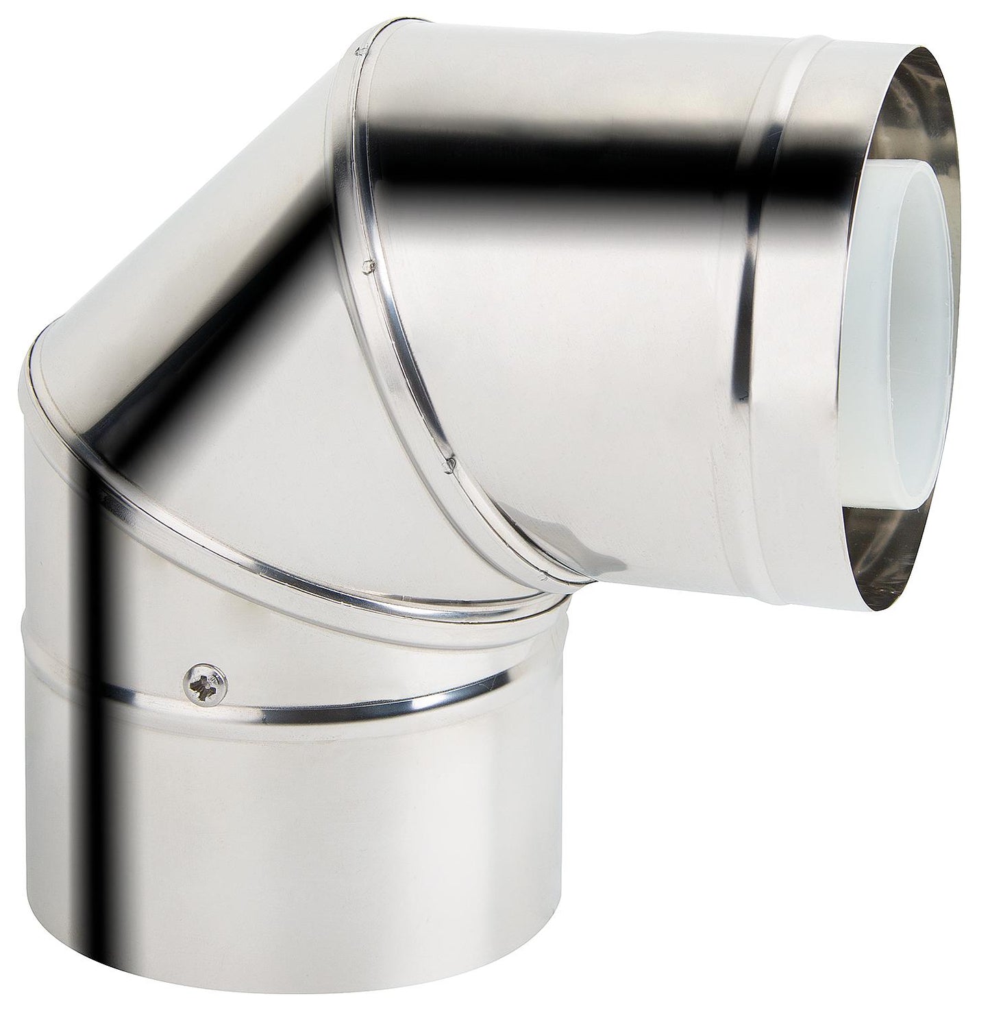Wolf exhaust bend DN60/100, 87 degrees, stainless steel 2651914