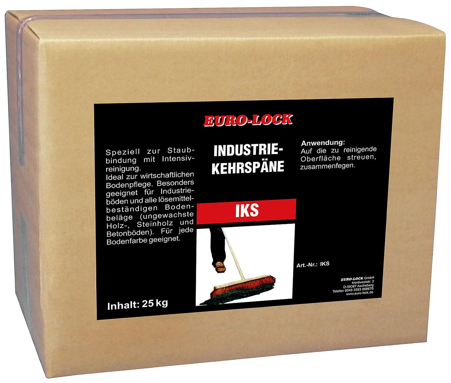Industriekehrspäne EURO-LOCK IKS 25kg Gebinde