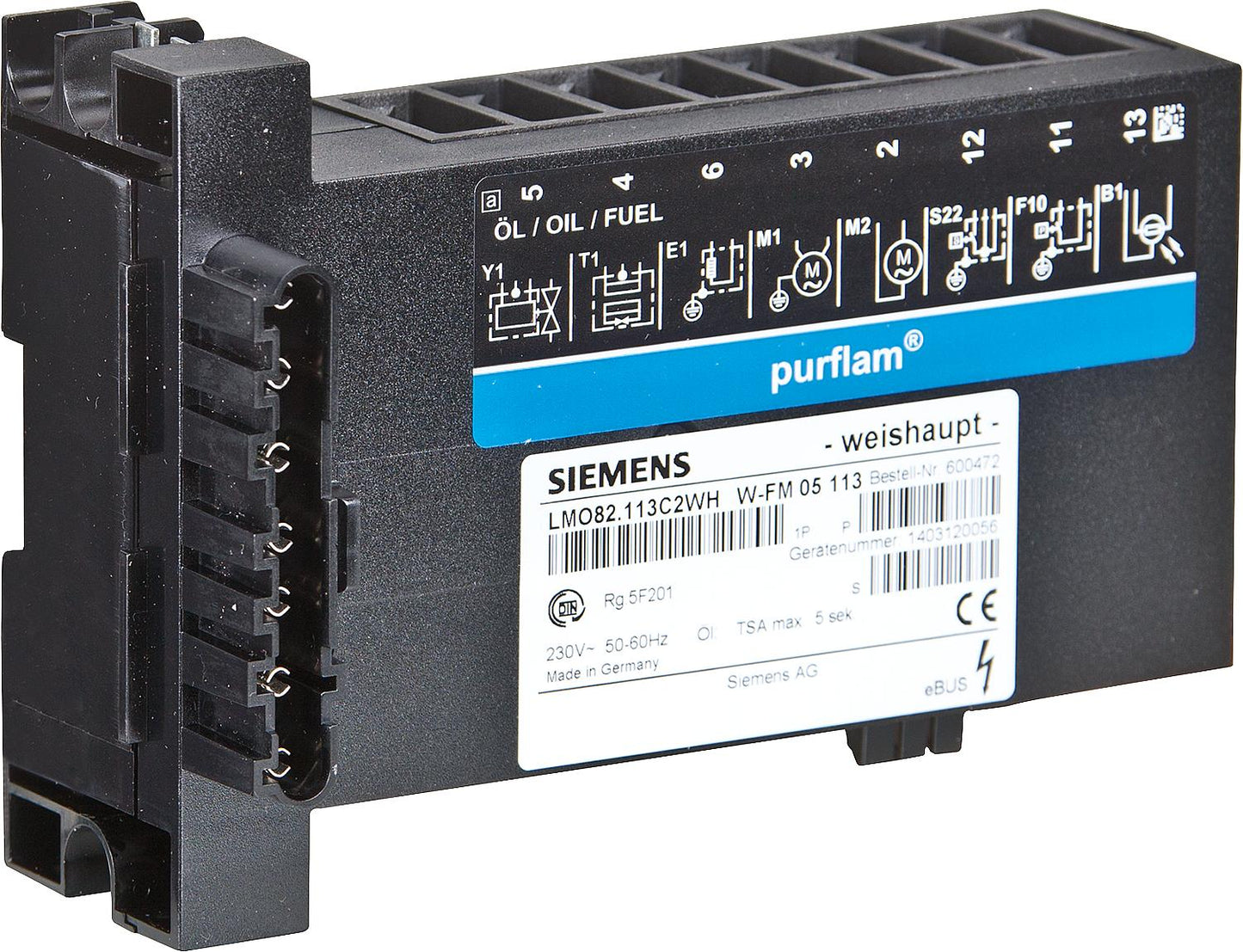 Combustion manager W-FM05 113 Weishaupt 600 472