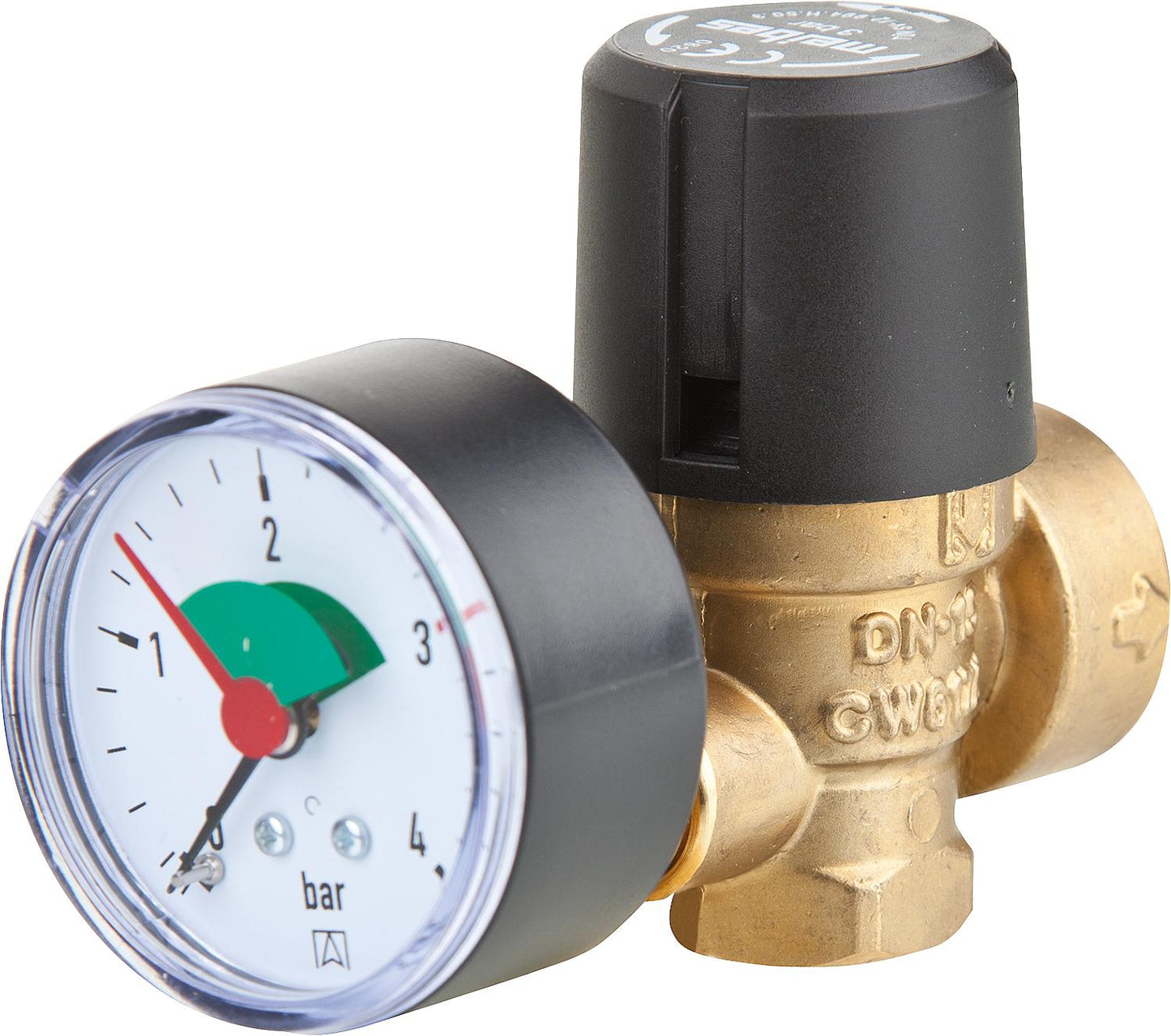 Sicherheitsventil mit Manometer für Buderus, 5538066