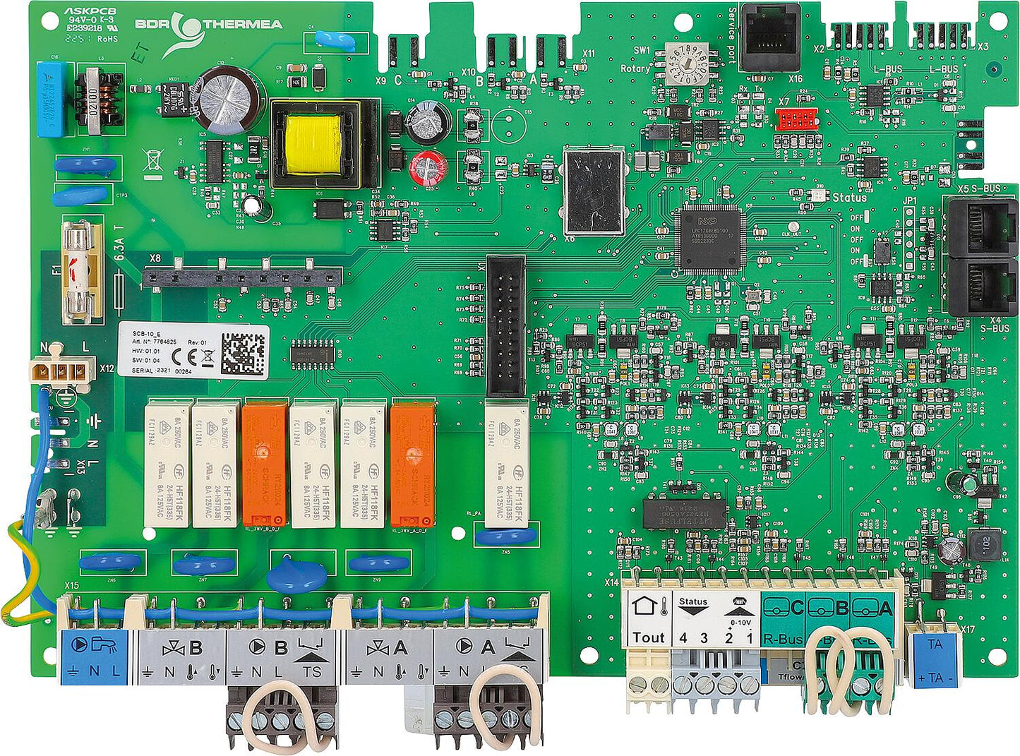Carte PCB SCB-10, Remeha 7774497