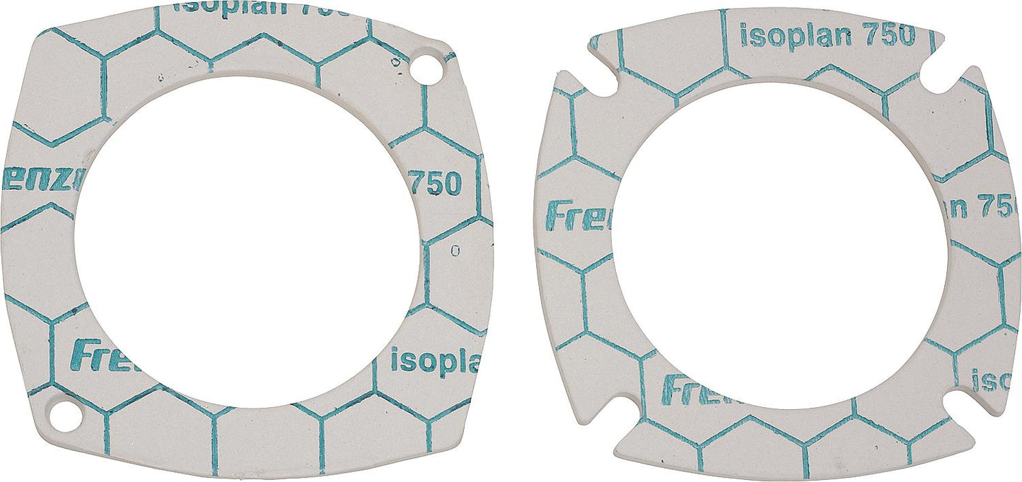 Flange gasket set 143 x 143 x 6 mm consisting of 2 gaskets