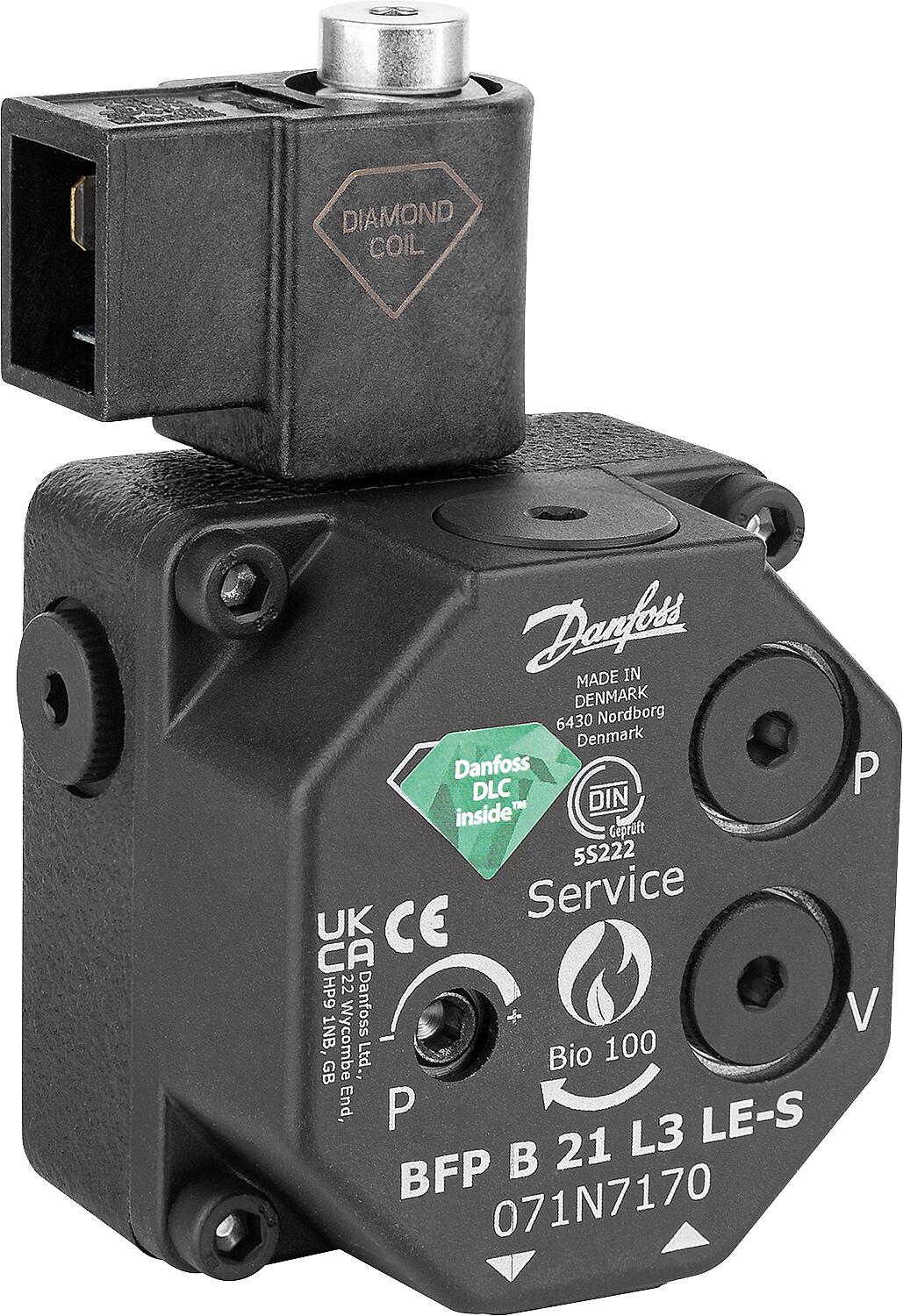 Pompe de service pour brûleur à mazout Danfoss BFP B 21 Diamond