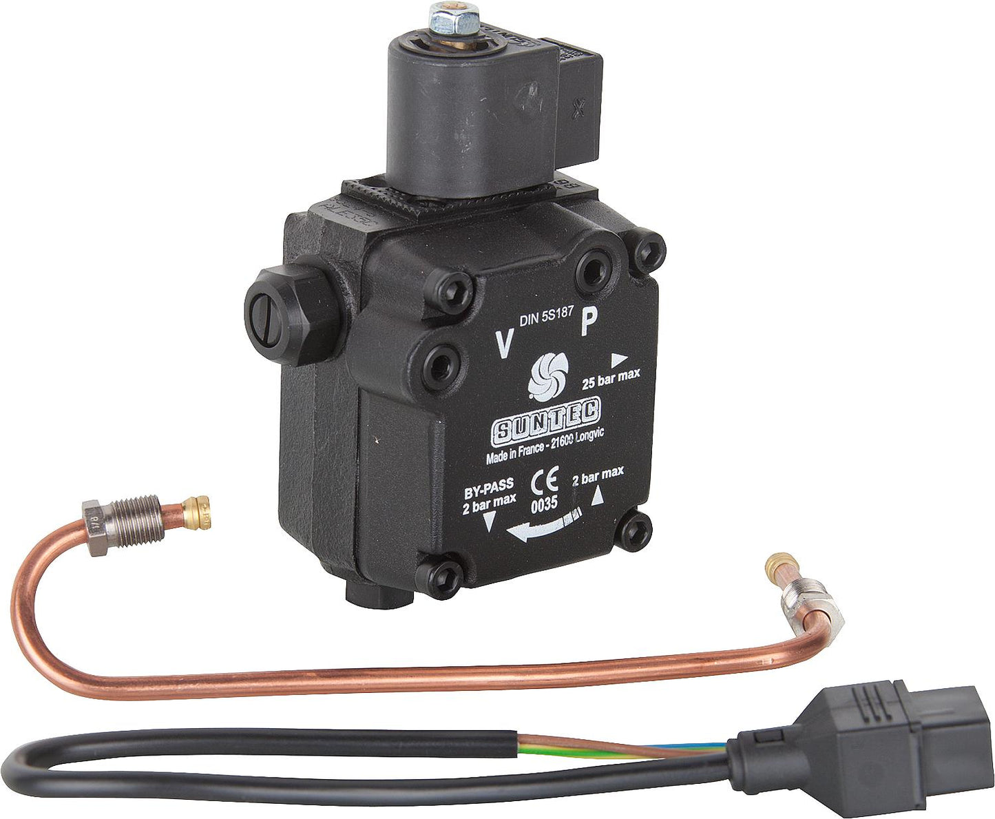 Suntec ALE 35C oil pump kit with Electro-Oil 58132 oil pressure pipe