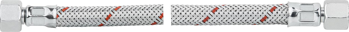 Oil hose with 3/8" union nut on one side and 1/4" union nut on the other, 1000 lg.