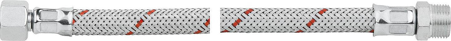 Tuyau de brûleur à mazout DN10 (3/8") raccord écrou x embout fileté DN10 (3/8"), cylindrique