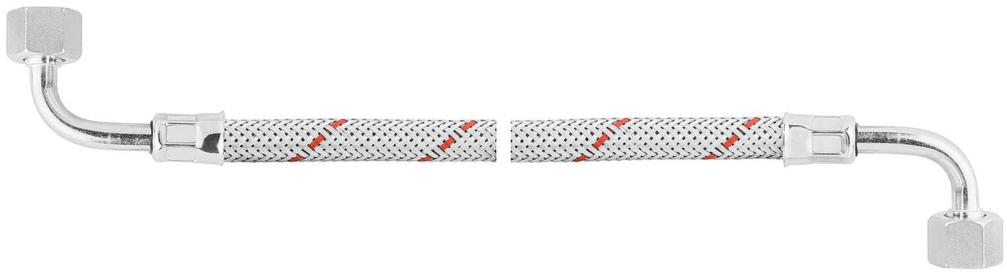Oil hose, both sides 3/8" union nut - 90° (S-shape), l=1150 mm for Buderus