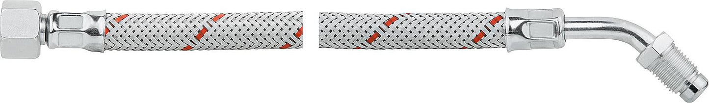 Oil hose 3/8" female thread x 1/4" female thread screw - 45°, l=1000 mm, for Viessmann