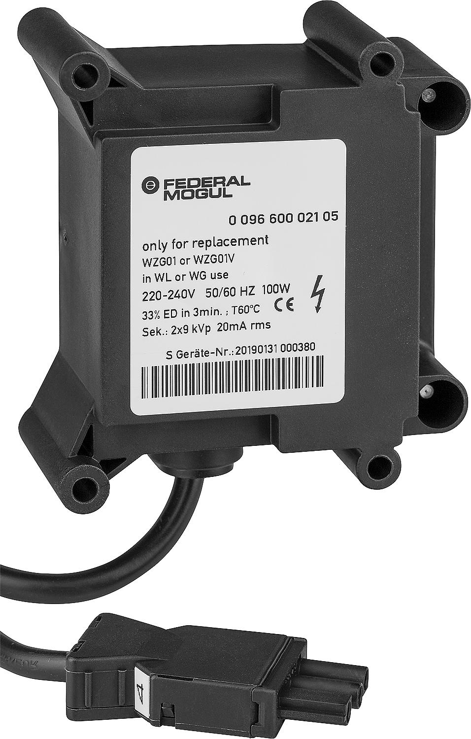 Zündeinheit für Weishaupt, Beru W-ZG 01, 100W