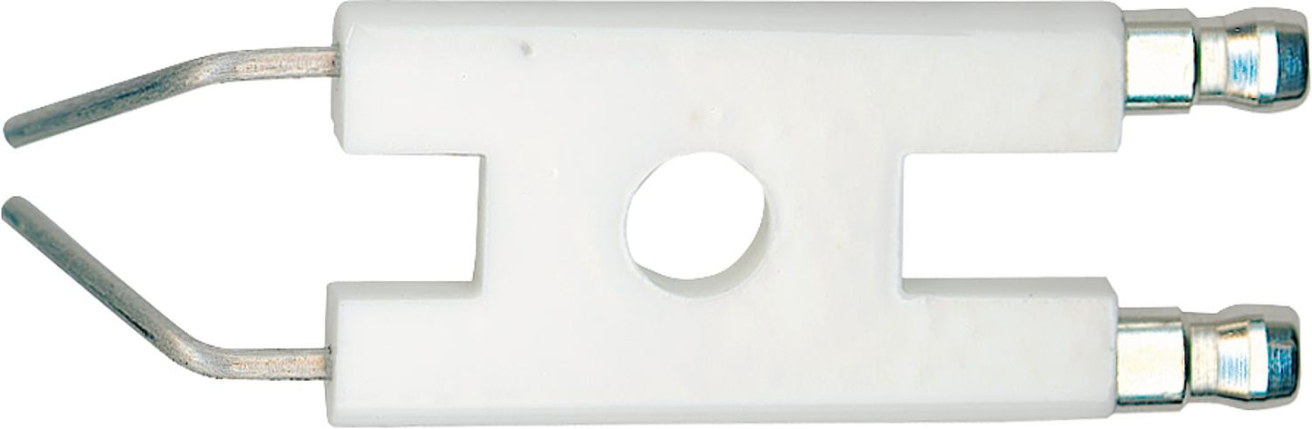 Électrode d'allumage double pour Elco EL01, EL01A, EL02, connexion 6,3 mm