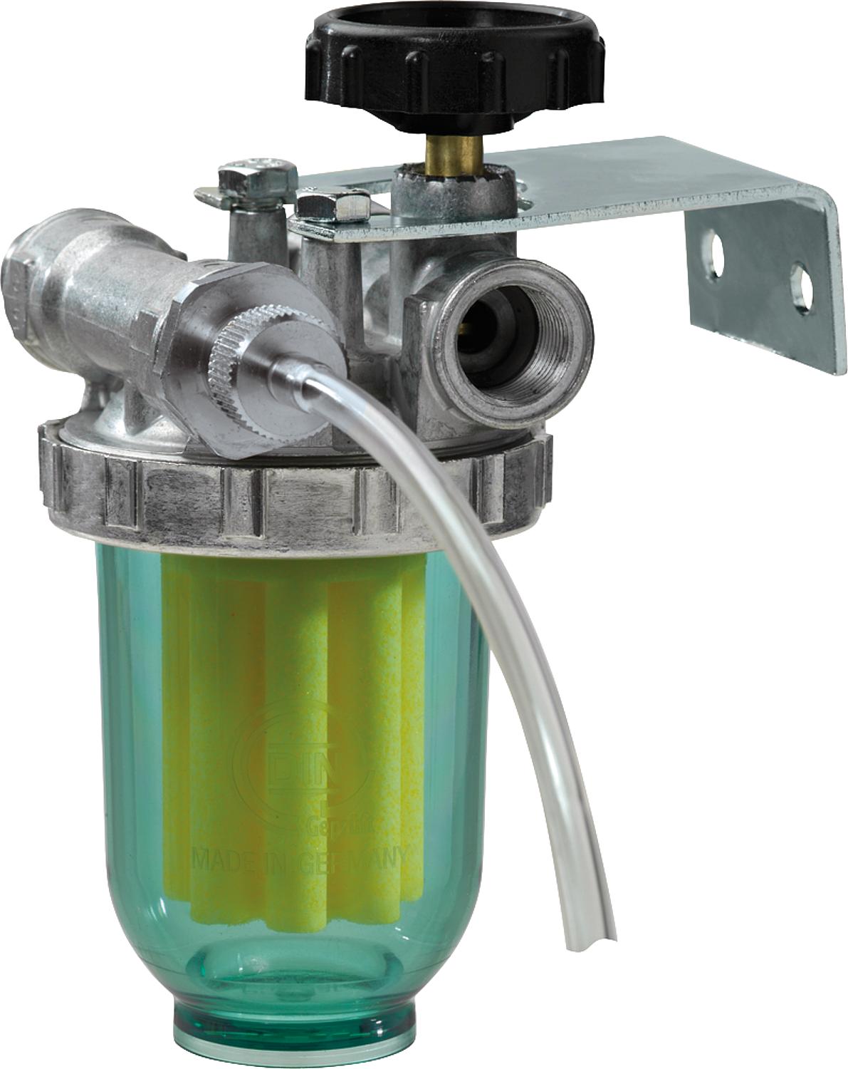 GOK single-line filter 3/8" with return inlet UA 8/10mm SIKU-70µm