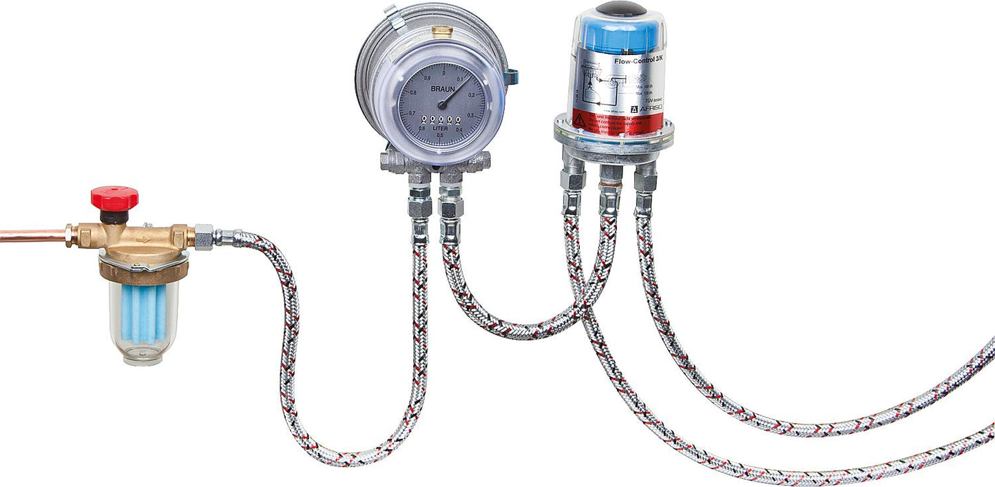 Oil meter connection set for oil meter HZ3