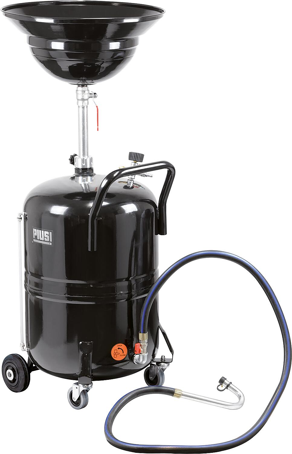Oil drain (o. R) Compressed air Piusi Easy Drainer 80