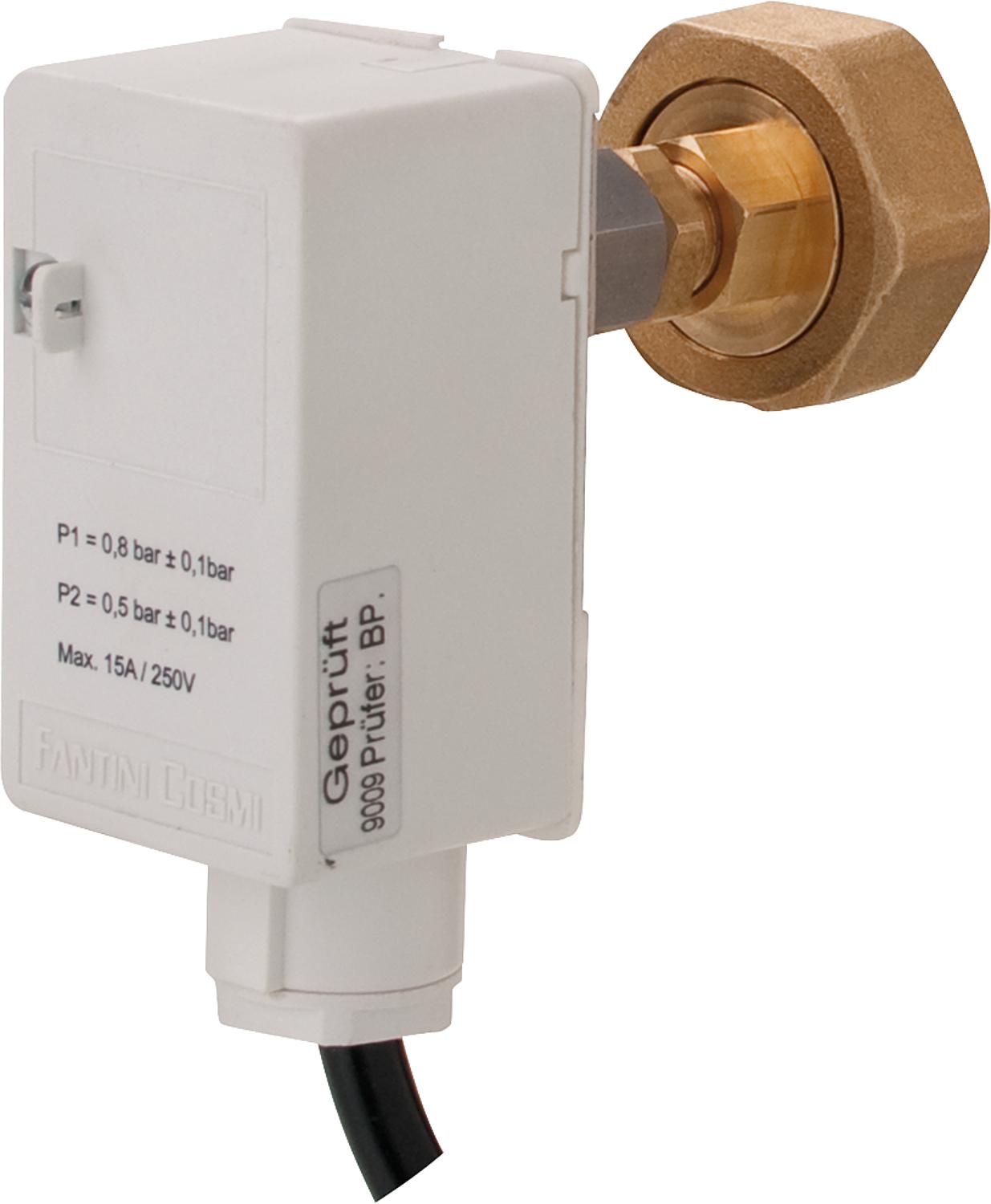 Buderus pressure switch with adapter