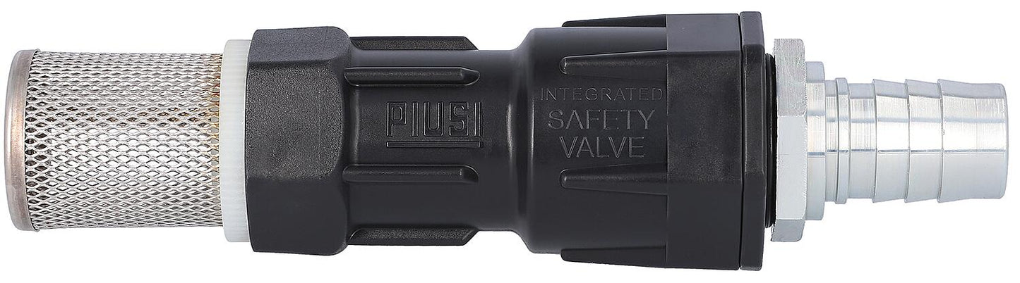 Foot valve DN25 (1") with suction strainer/microfilter