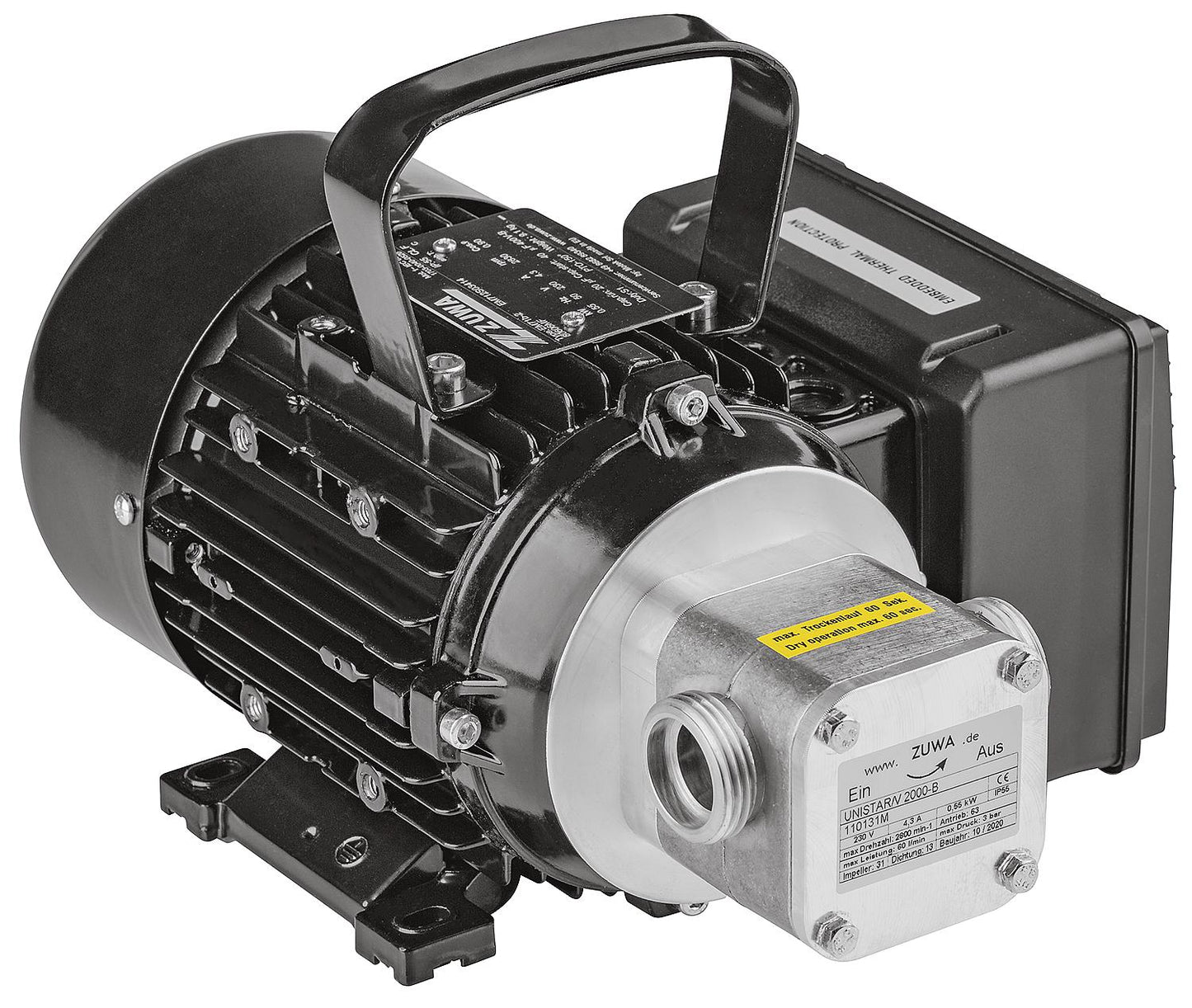 Impeller pump Zuwa Unistar 2000B/V 60l, 2800 rpm