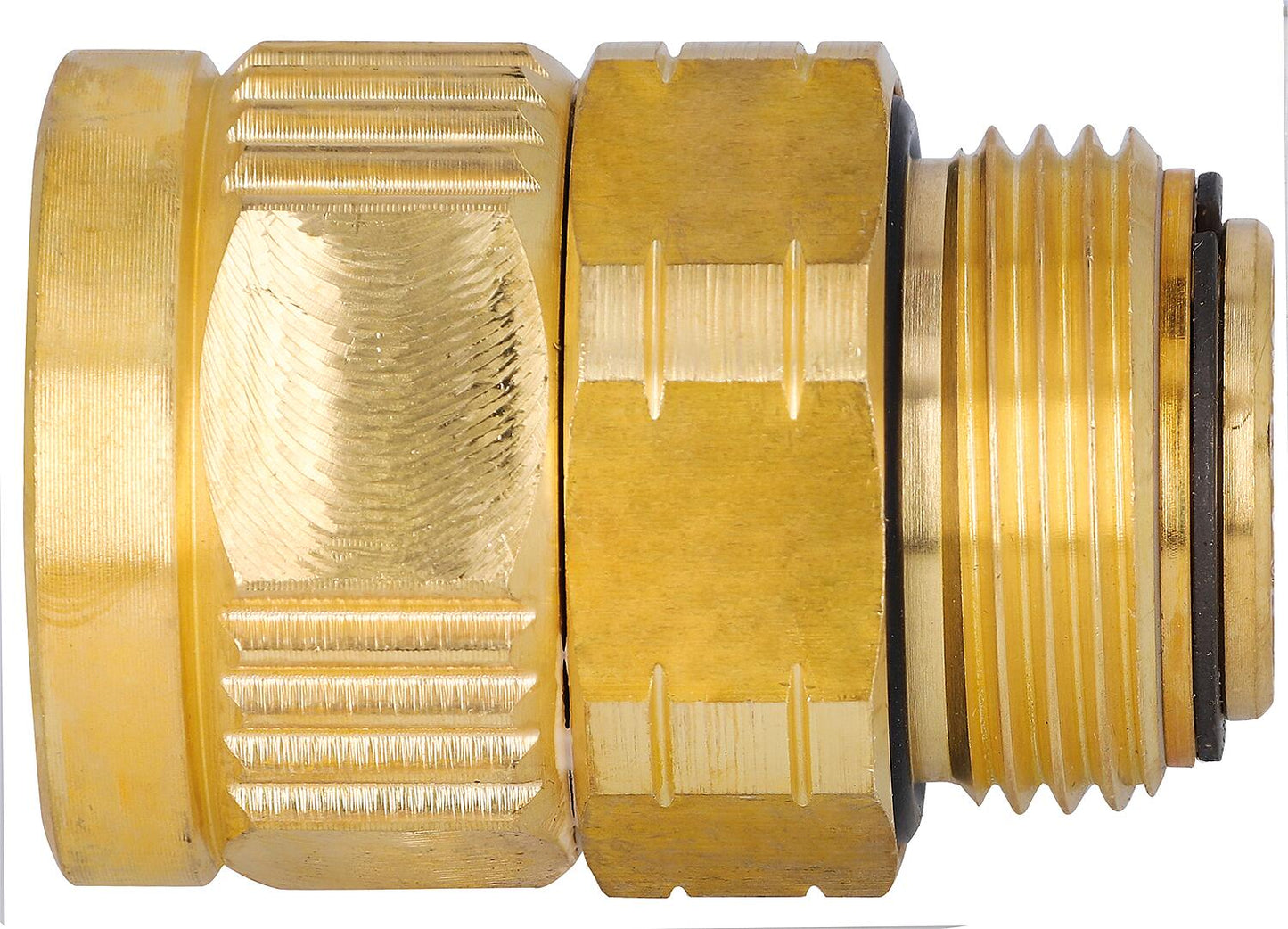 Drehkupplung Messing mit O-ring 1/2"mit IG/AG