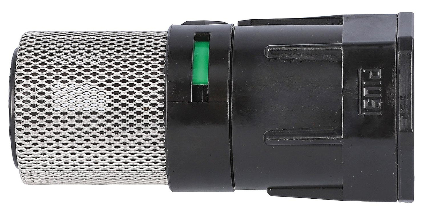 Lockable foot valve DN25 (1") with suction strainer/microfilter