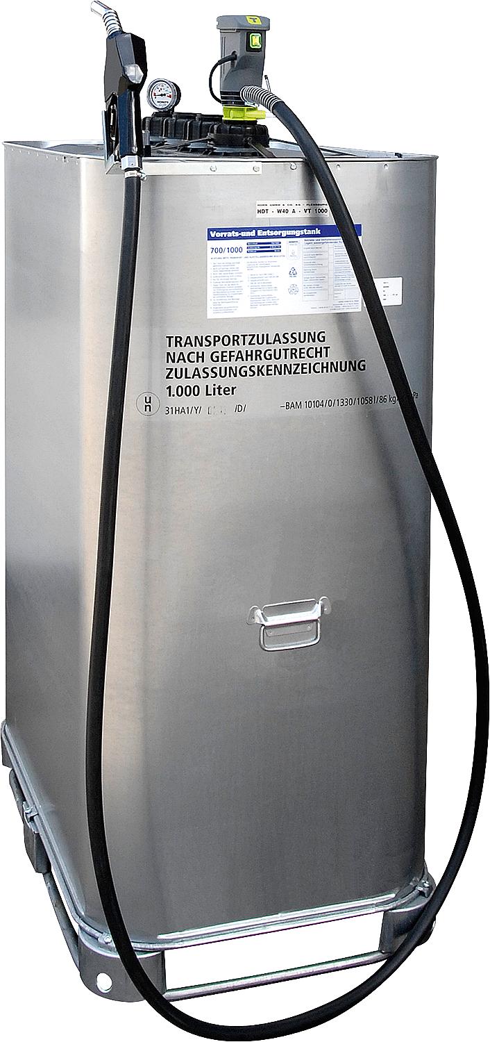 TECALEMIT HDT W40 A-VT 1000 diesel tank system with automatic dispensing nozzle A2010