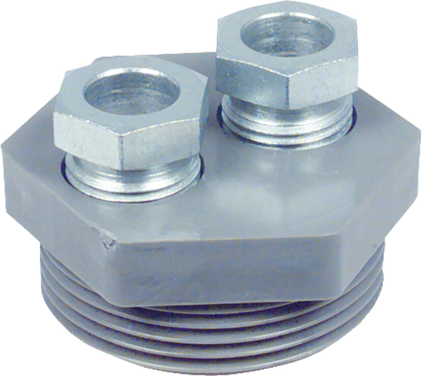 Stopfbuchs-Verschraubung SBV R 1 1/2" Universal 8, 10, 12 mm Kunststoff, doppelt
