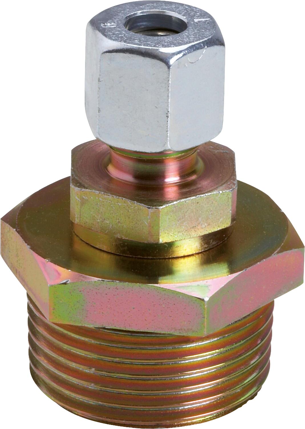 Stopfbuchs-Verschraubung 1-Loch Stahl, 1" x RVS 8 mm