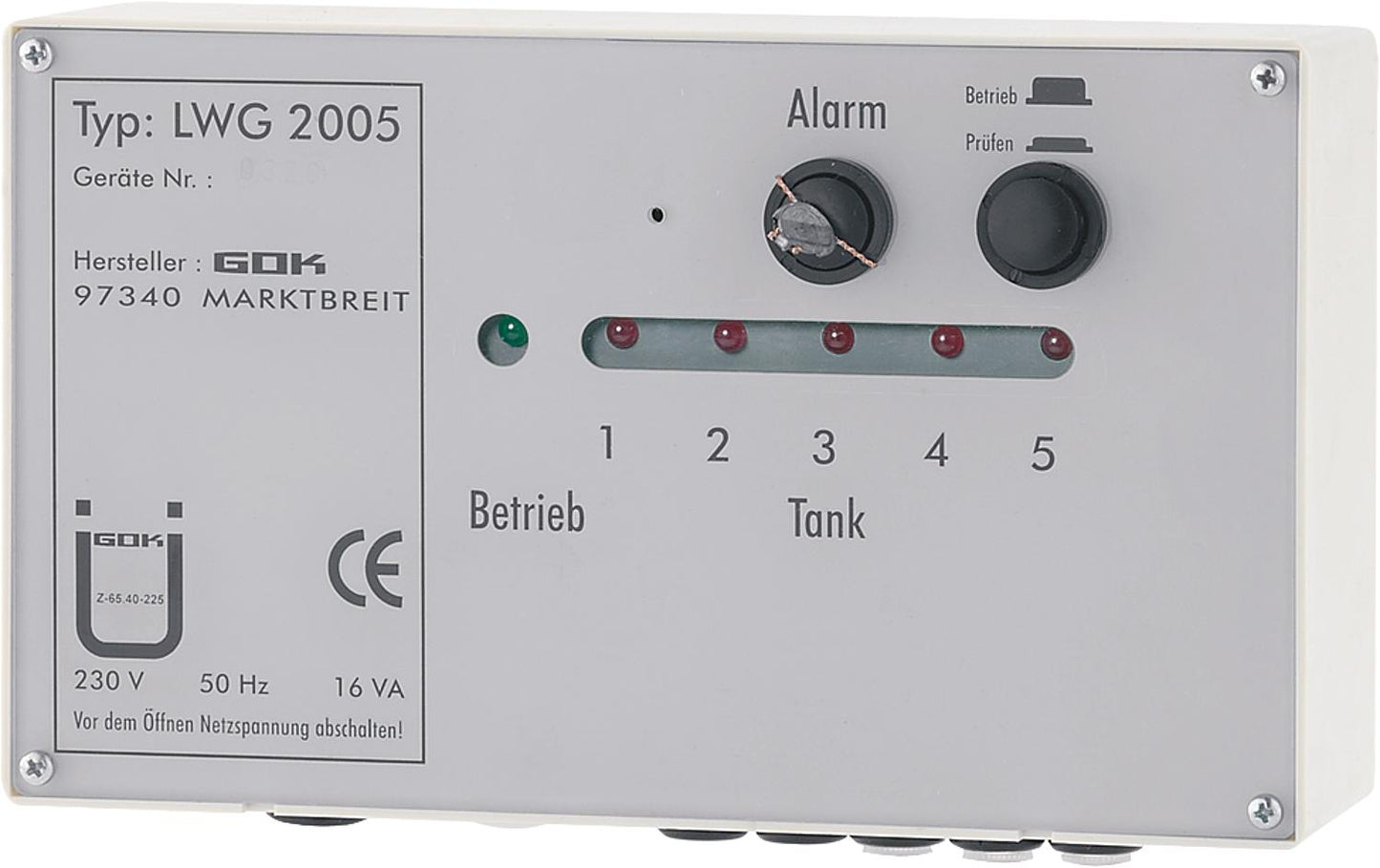Standardsonde für LWG 2005 Länge 2 m, ohne Montageset