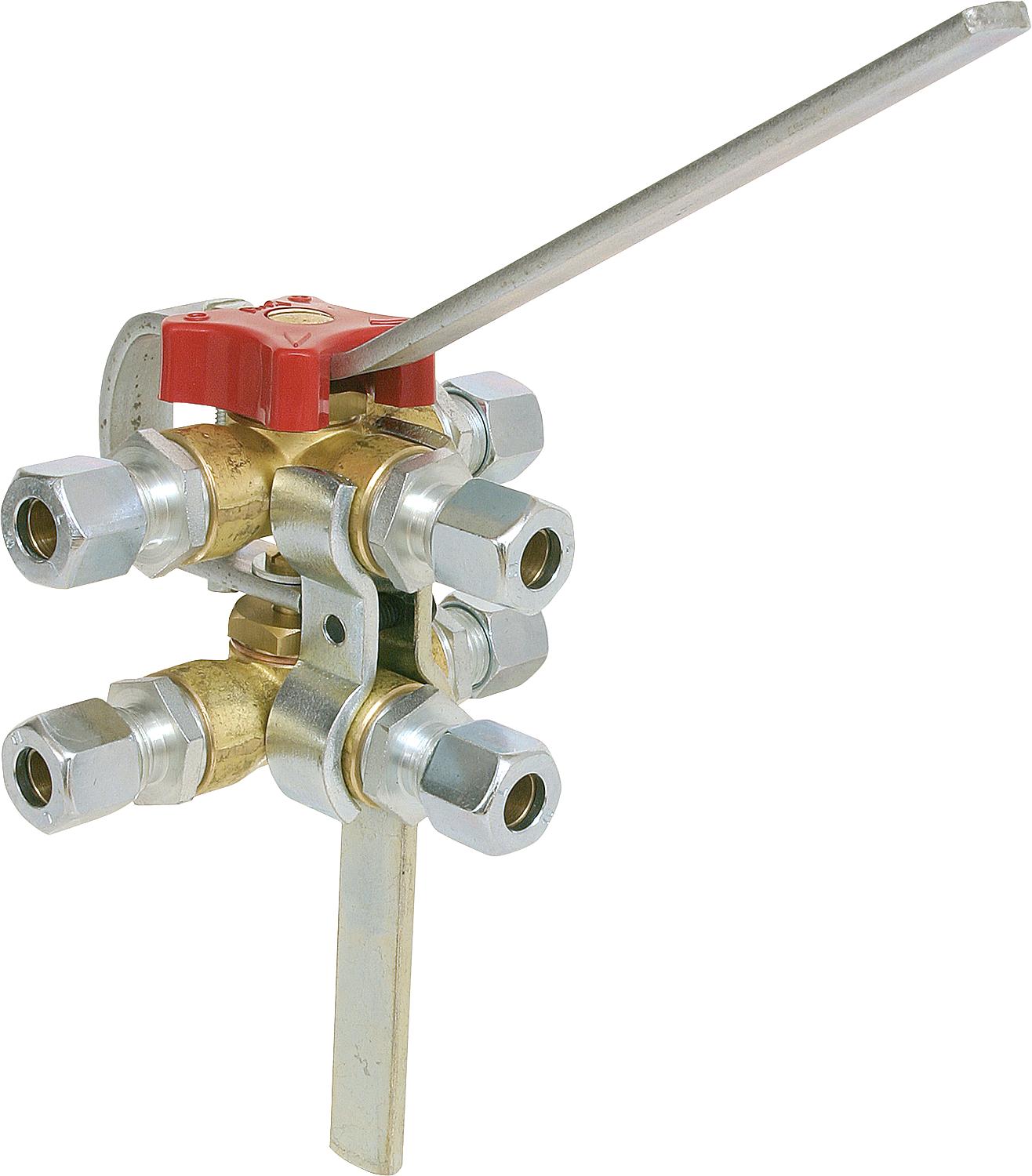 Doppelschnellschluss-Umschaltventile DUV