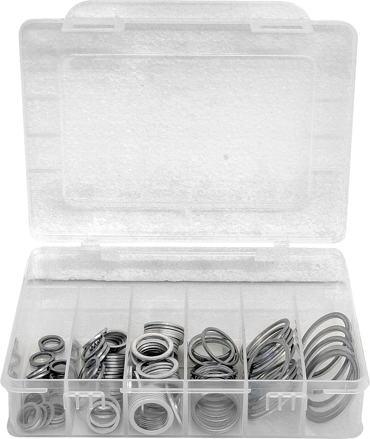 Seal assortment ALU, 1/8" - 1"