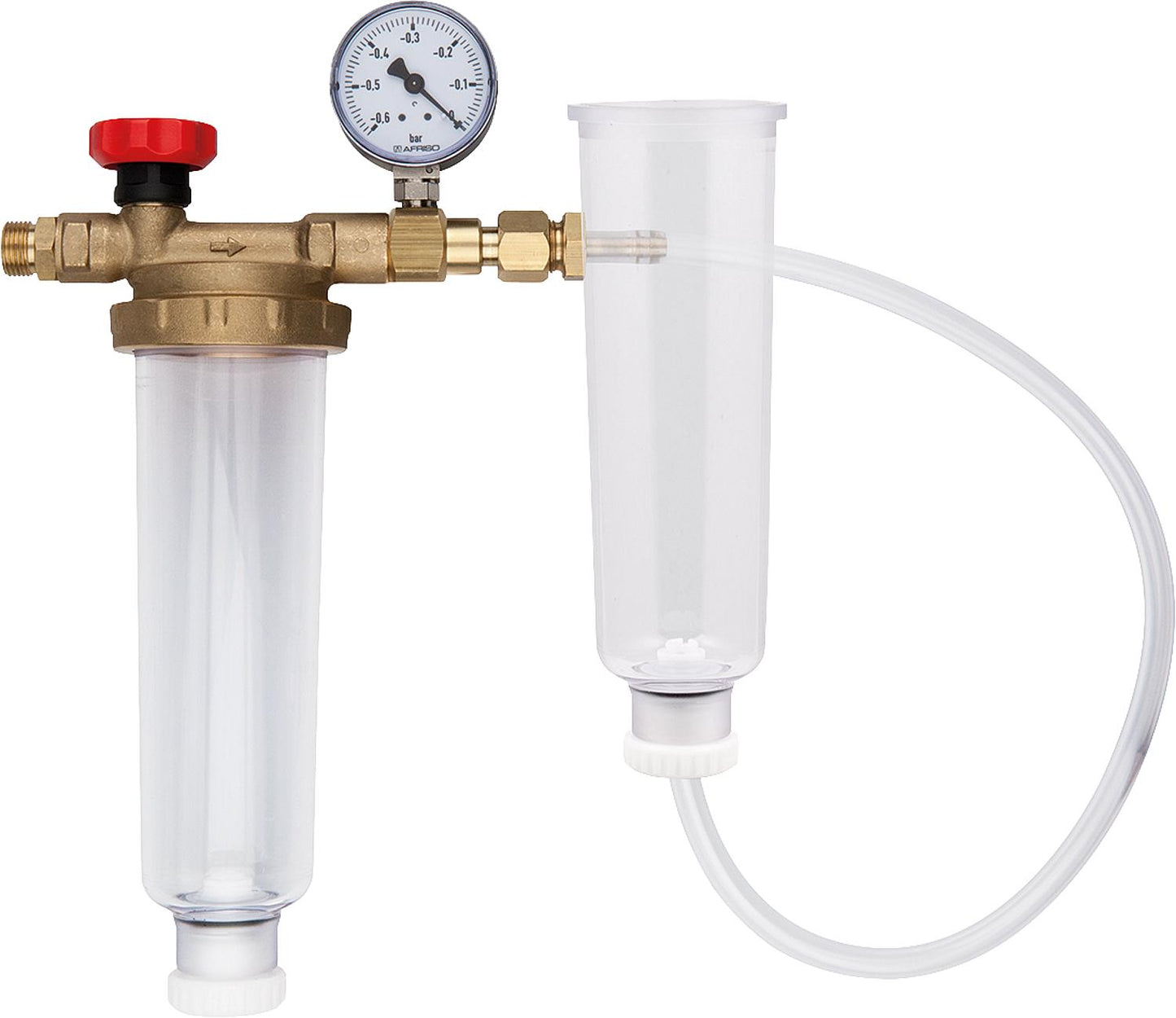 Test fitting anti-siphoning valve Afriso