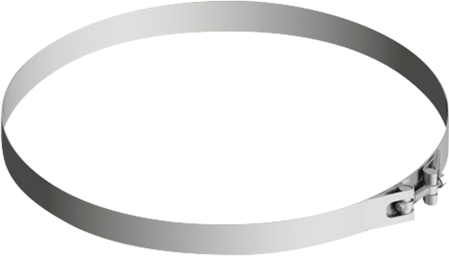 Double-walled exhaust system clamp band, DN 113/173