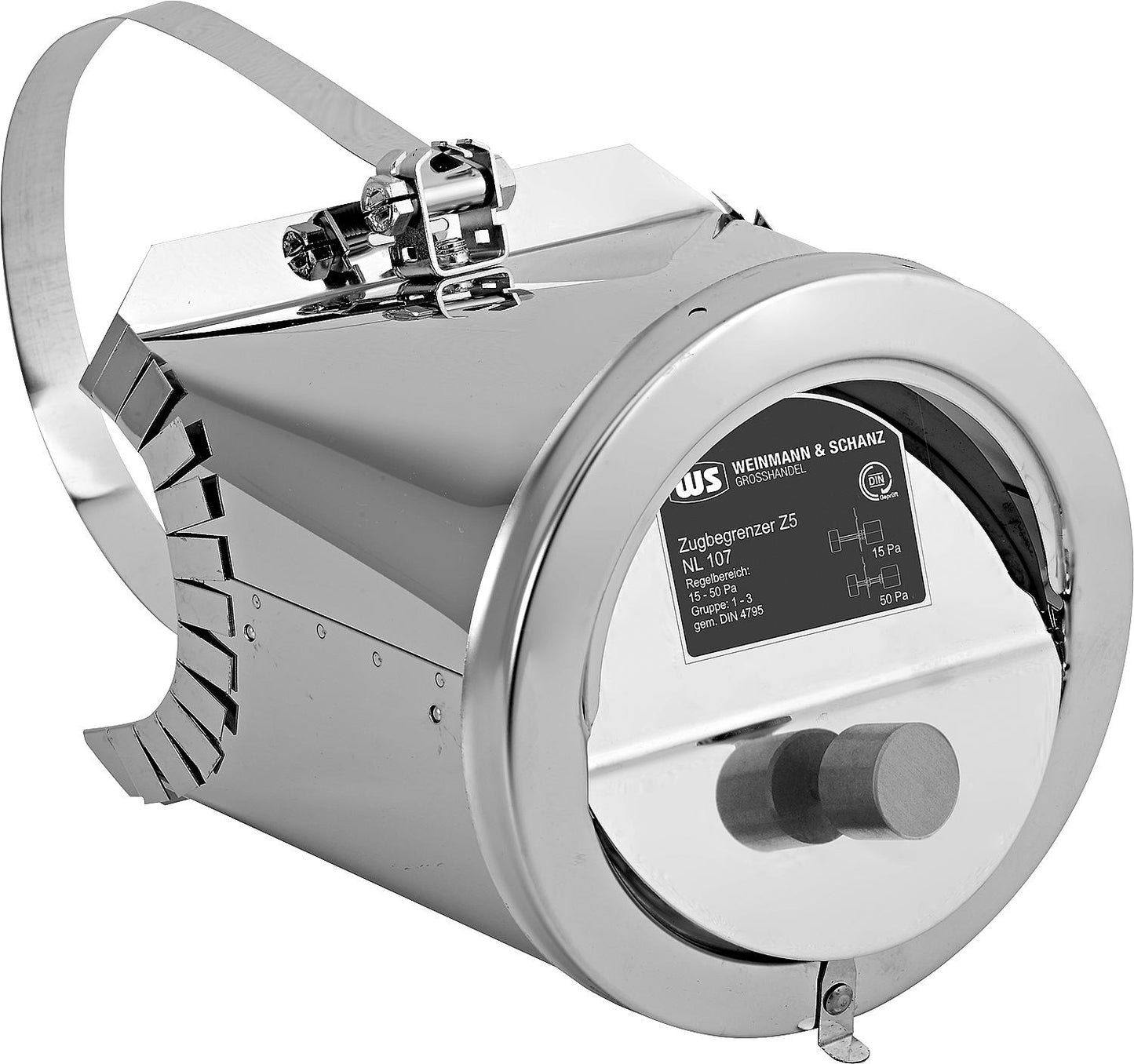 Train limiter WS, V2A stainless steel type Z 5 E, Ø 110-200 mm