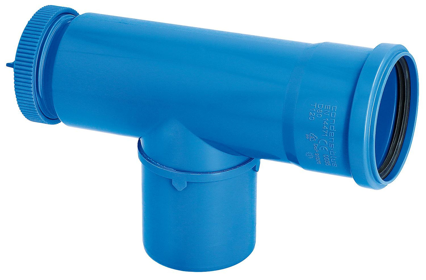 CondensBlue Revisions single-walled T-piece, DN 60