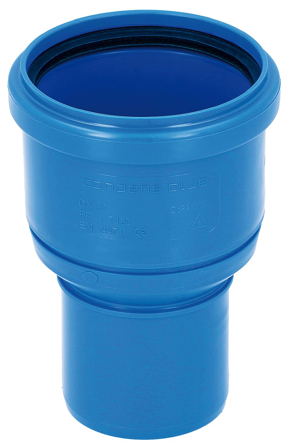 CondensBlue concentric, single-walled extension DN 60 x DN 80
