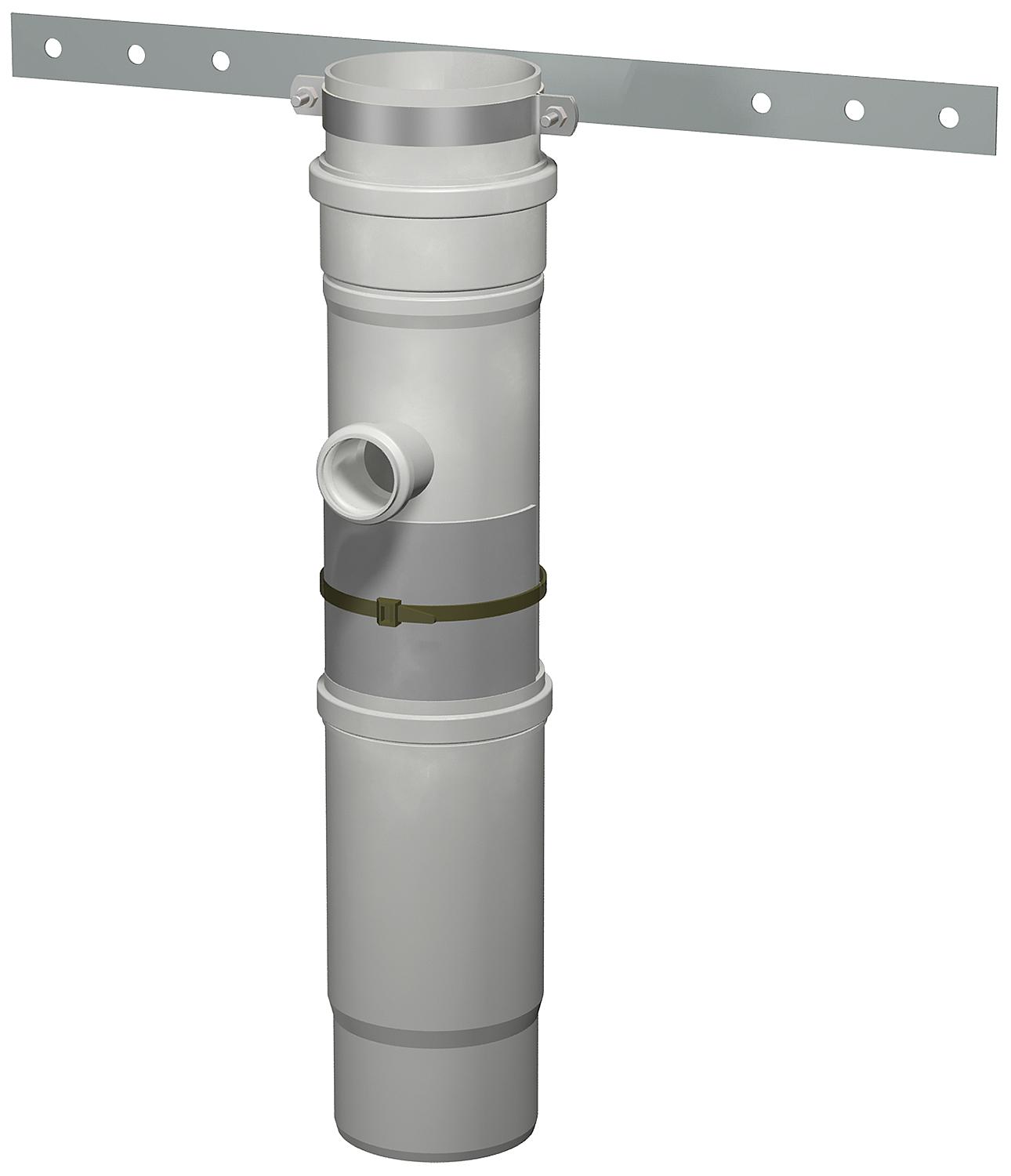 CondensBlue condensate drain for multiple connections DN 40 x DN 110