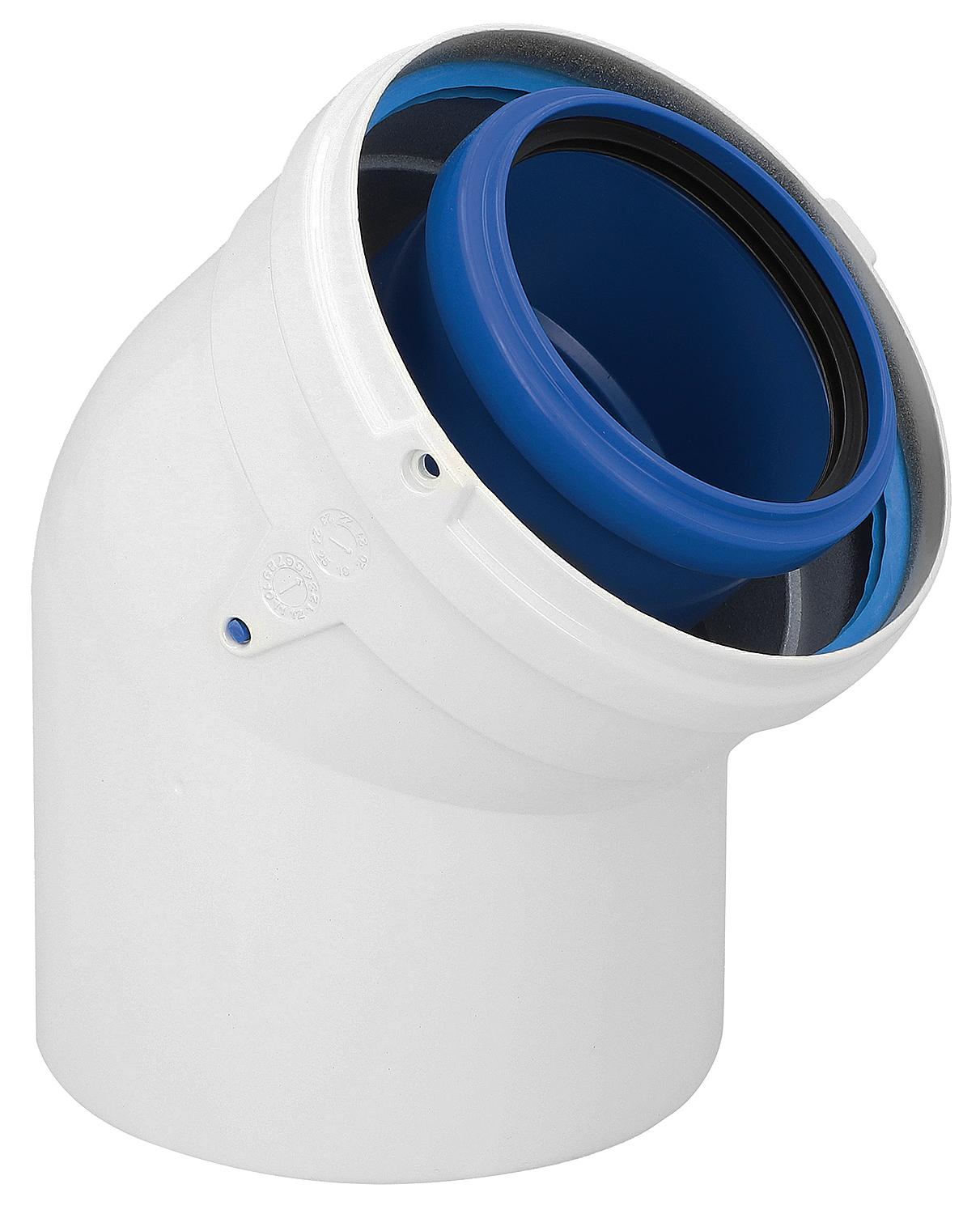 Coude CondensBlue AZ 45° DN 60/100