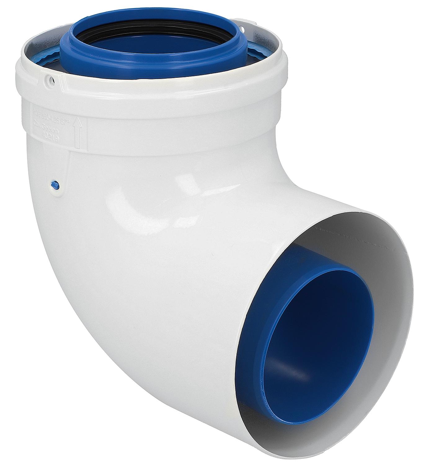 Système d'échappement en plastique bleu condensé
Arc AZ 87°