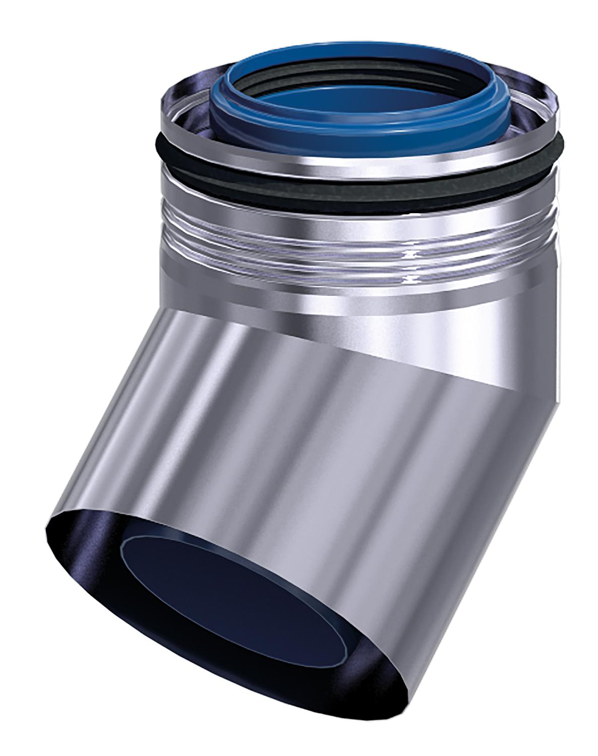 CondensBlue VA external wall bend 45° DN 60/100