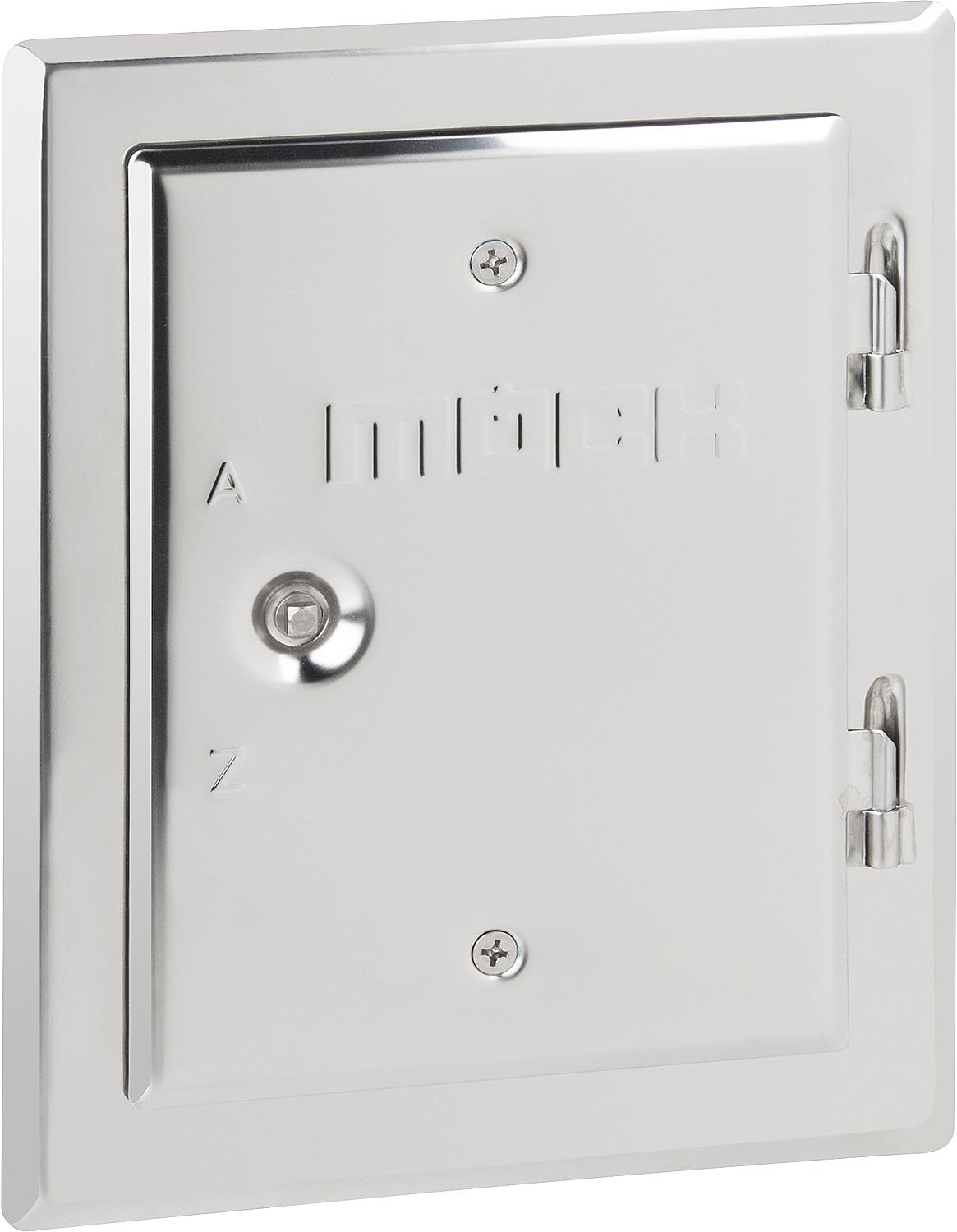 Portes de cheminée Möck en acier inoxydable V2A