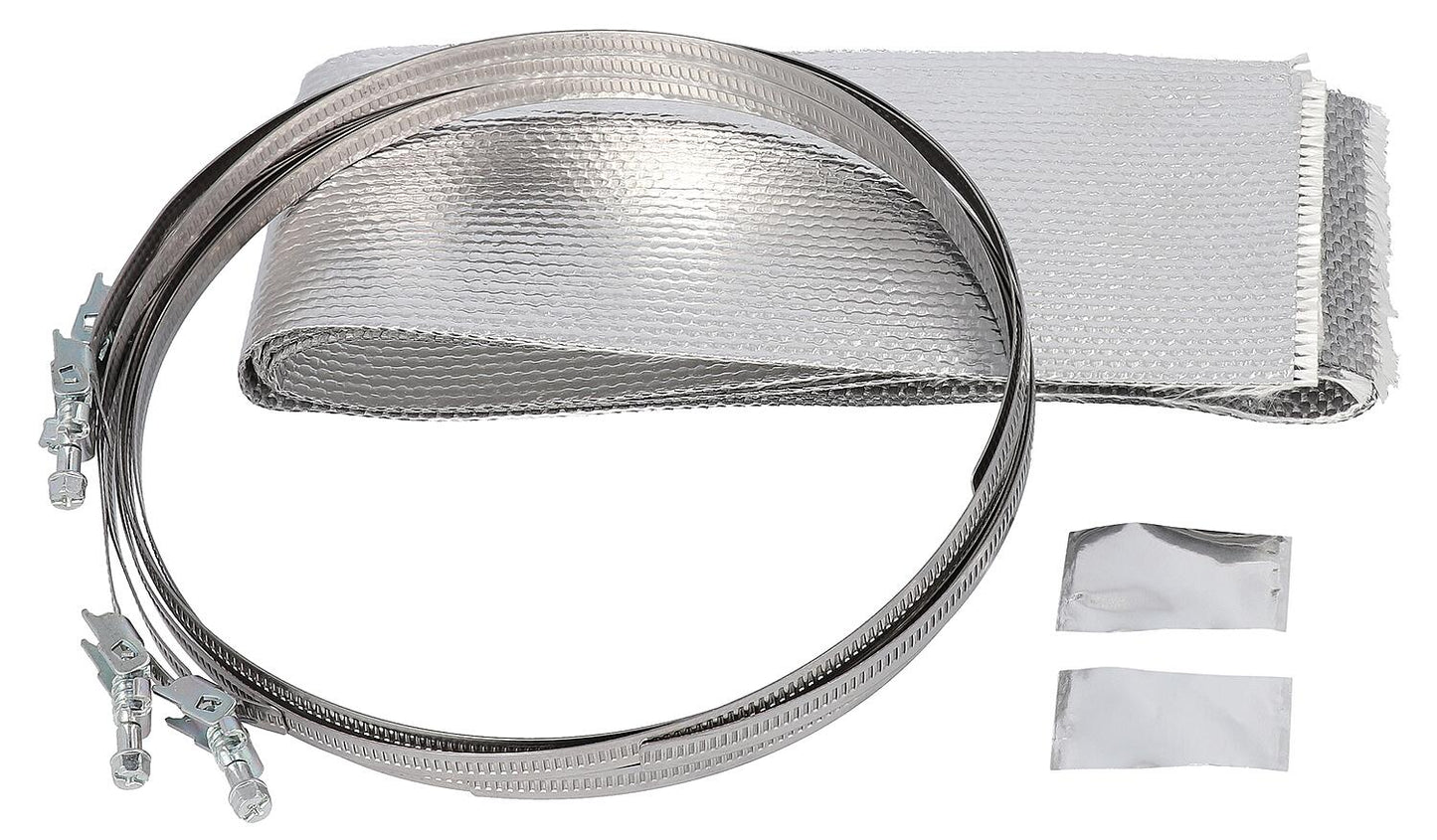 Sealing sleeve set for flue pipe connections