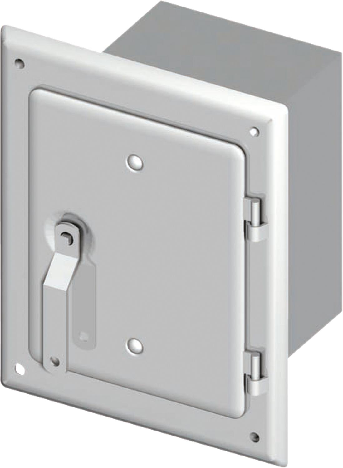 Cleaning door UNI-EW 140x200 mm, with sliding spigot 100 mm long