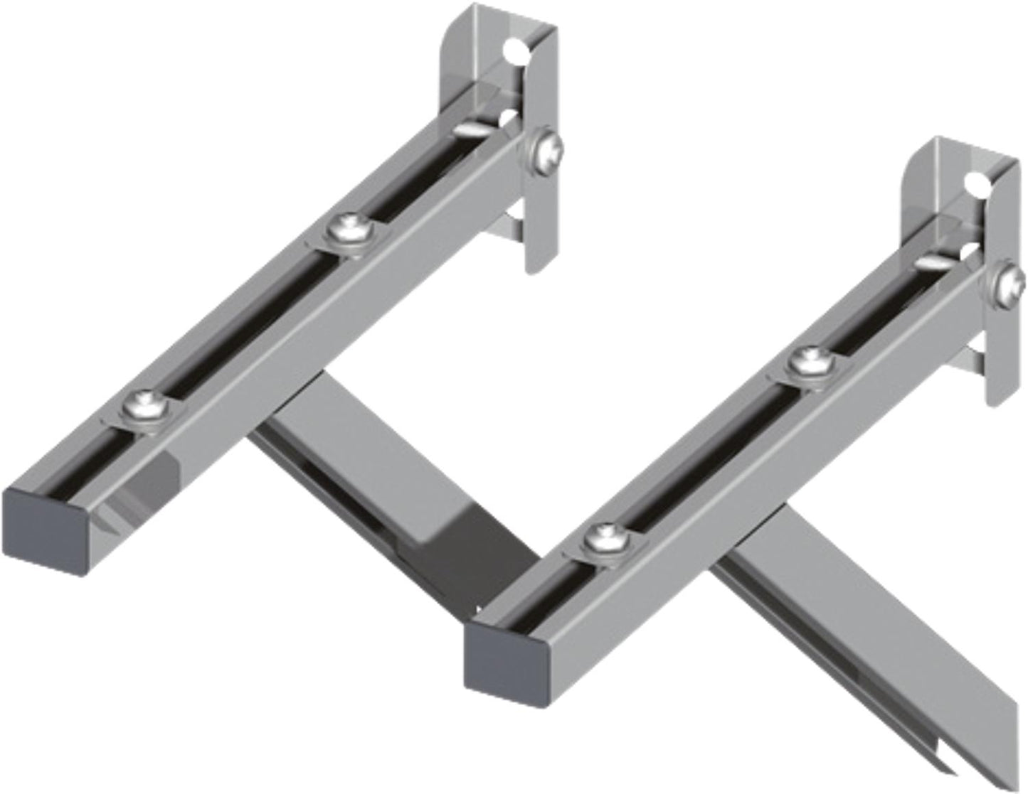 Plastic exhaust system wall bracket 50-100mm DN 080/125