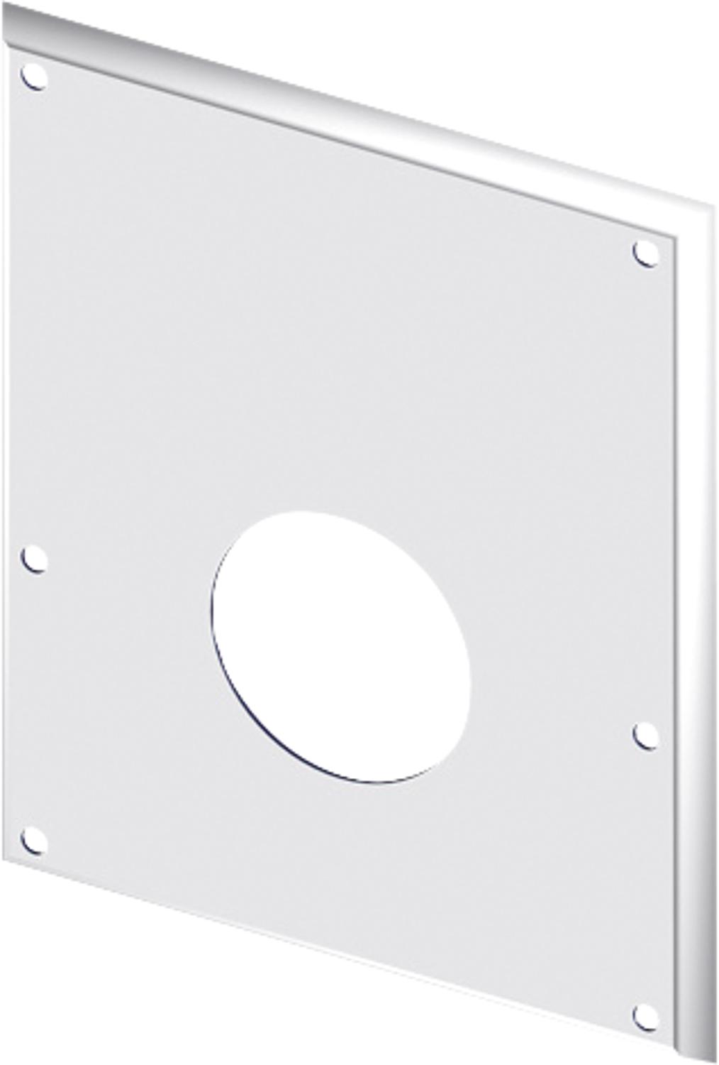 Plastic exhaust system DN 80/125 RLU wall plate, closed