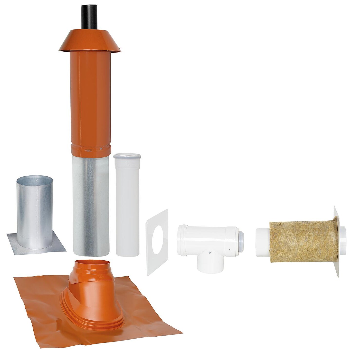 Grundpaket Unifix, Schrägdach Dachneigung 5° - 25°
