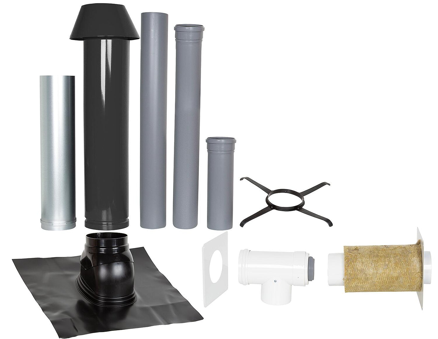 Grundpaket Unifix, Schrägdach Dachneigung 5° - 25°