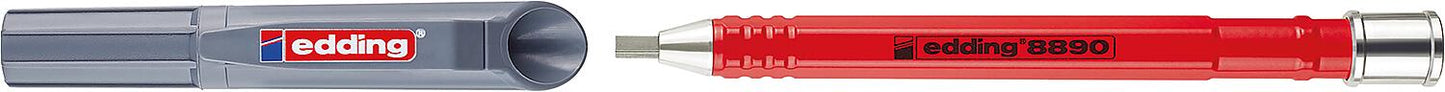 Crayon de charpentier automatique Edding 8890, mine en graphite
